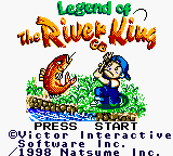 Legend of the River King GB Title Screen